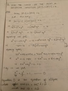 Finding Locus of a point
