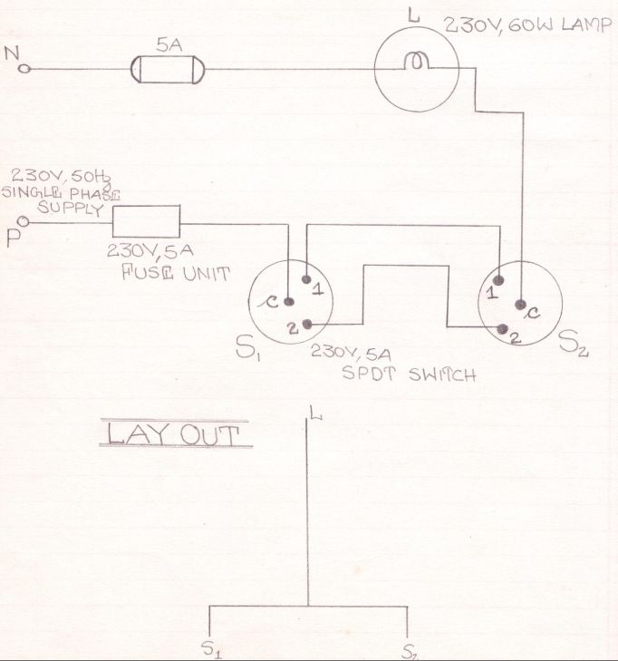 Staircase wiring