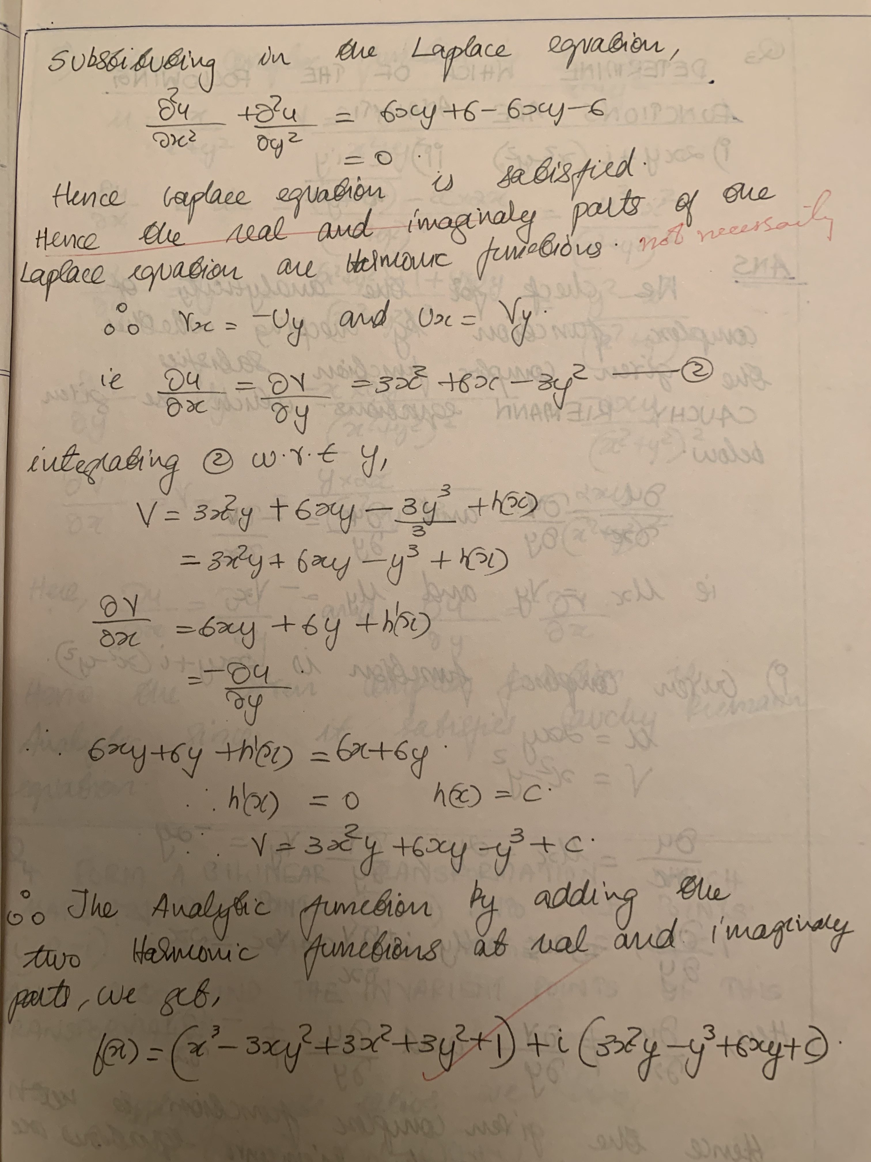 Checking a function for Laplace Equation