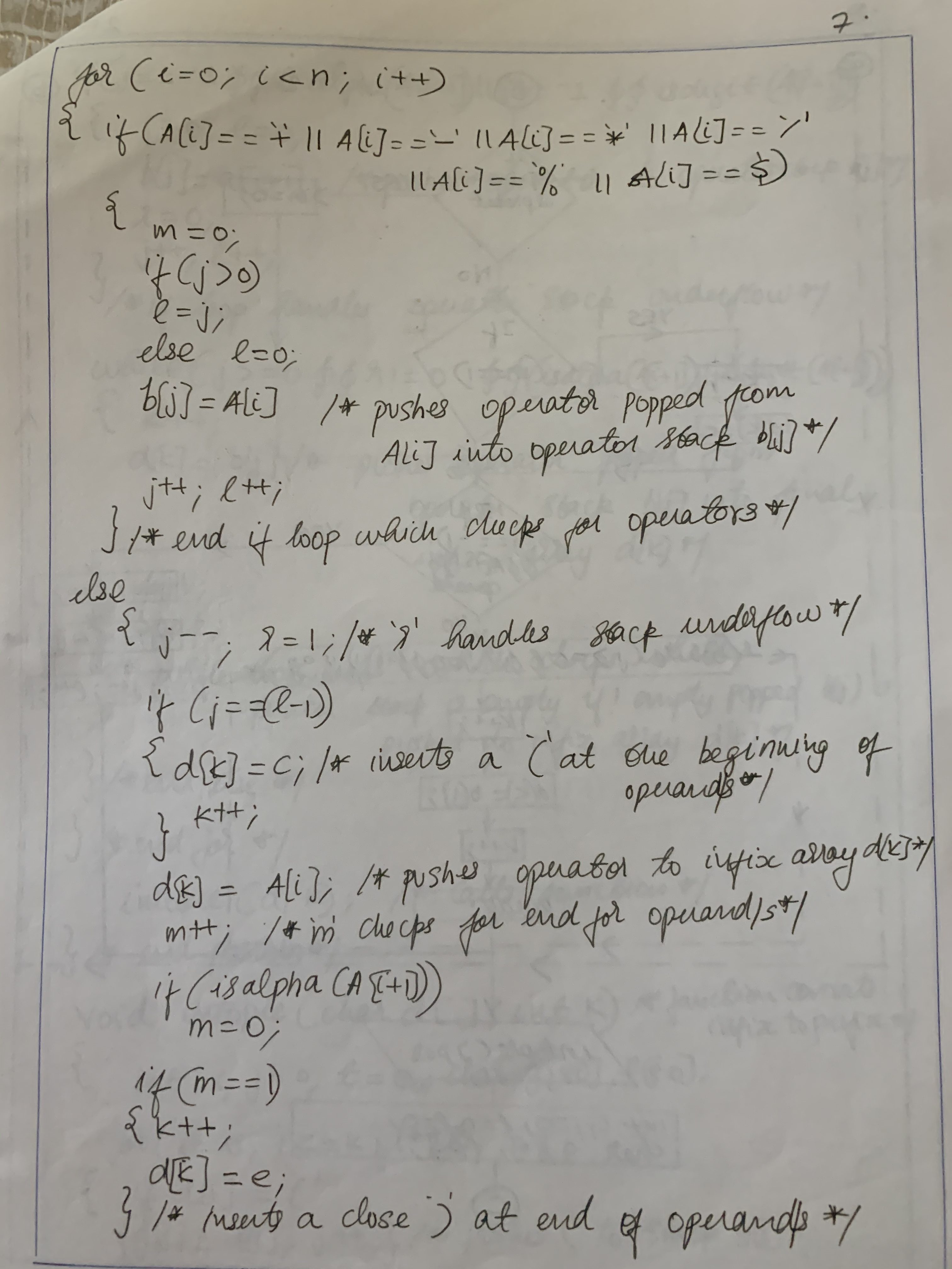 C program to convert a postfix string to prefix form