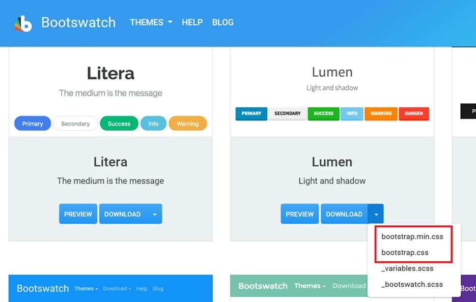 bootstrap lumen